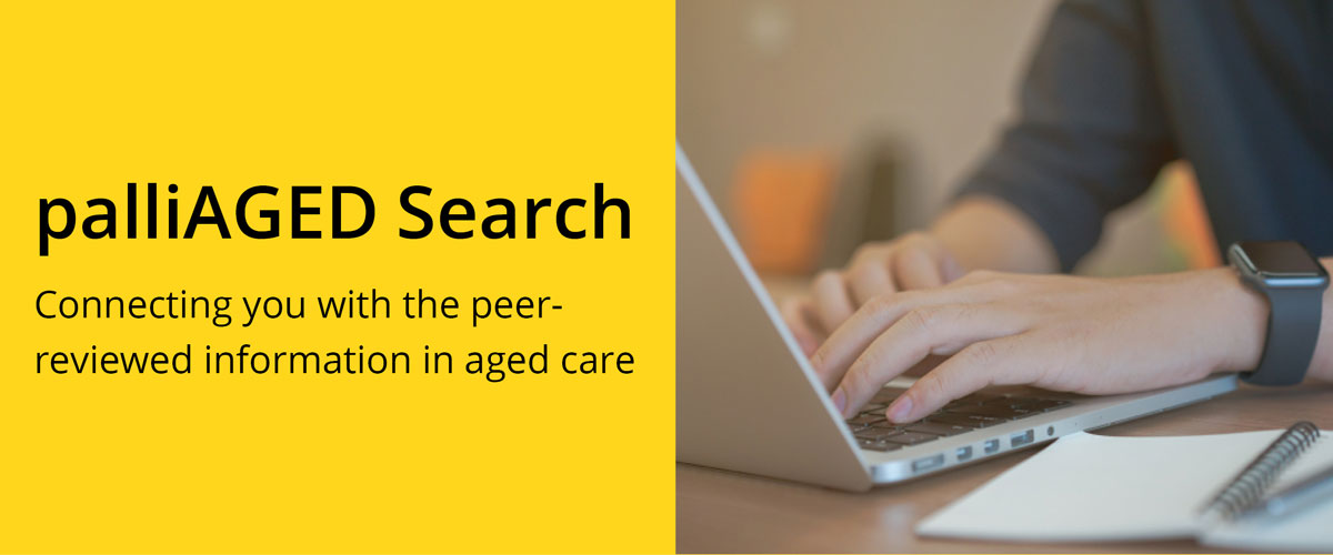 palliAGED Search resources